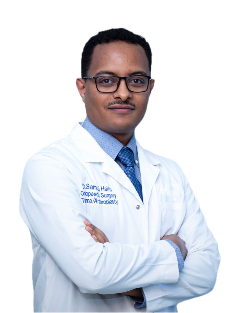 Dr Samuel Hailu, orthopaedic surgeon